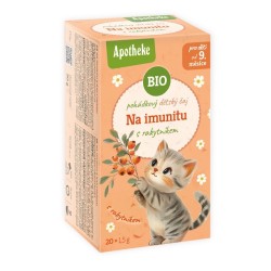 Herbatka Bajkowa Dla Dzieci Dzika Róża Mięta Pieprzowa Rumianek i Rokitnik BIO (20 x 1,5g) 30g Apotheke