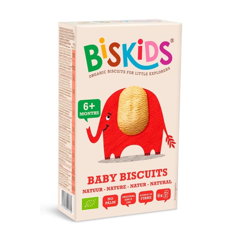 Organic Biscuits For Children from 6+ Months 120g Biskids