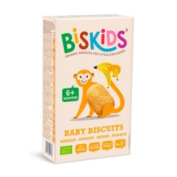 Organic Banana Biscuits For Children From 6+ Months 120g Biskids