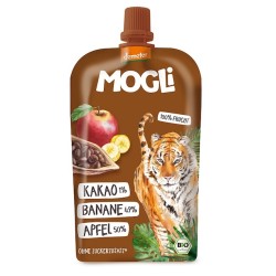 Organic Banana, Apple & Cocoa Mousse No Sugar 100g Mogli