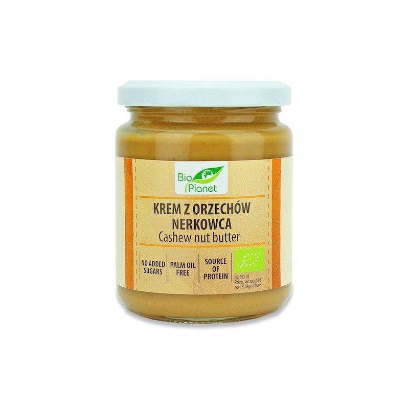 Krem z Prażonych Orzechów Nerkowca BIO 250g Bio Planet