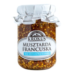 French Mustard No Sugar 185g Krokus