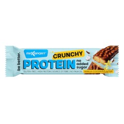 Gluten-Free Vanilla & Coconut Protein Bar, No Sugar 40g Maxsport