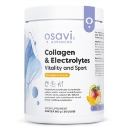 Collagen & Electrolytes Vitality and Sport Pineapple & Mango 390g Osavi