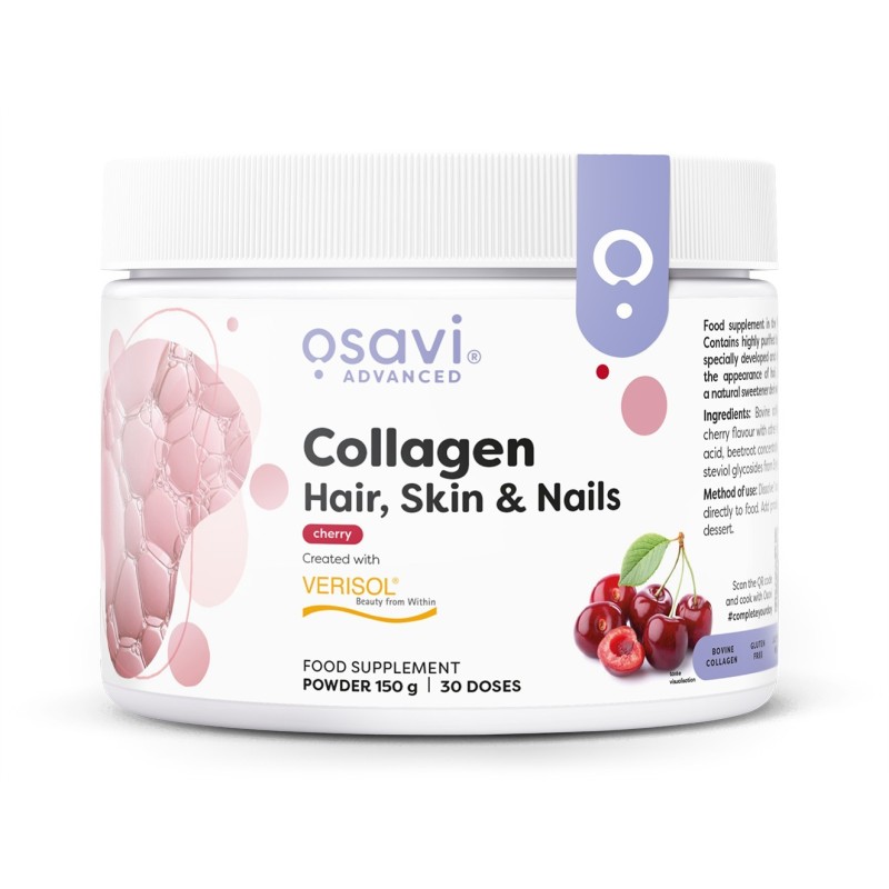 Collagen Peptides (Hair Skin & Nails) Cherry 150g Osavi