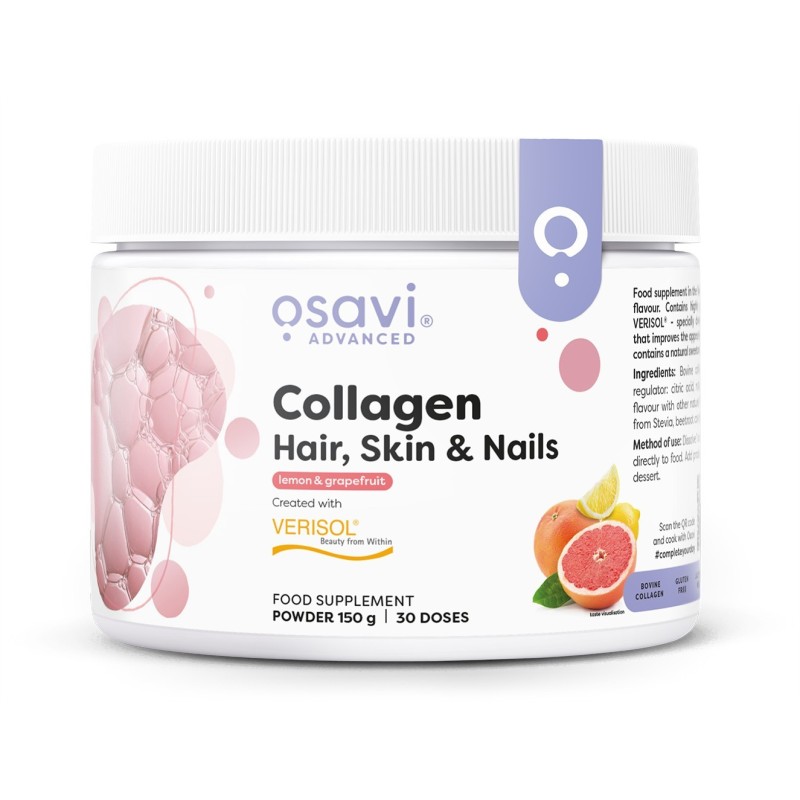 Collagen Peptides (Hair Skin & Nails) Lemon & Grapefruit 150g Osavi