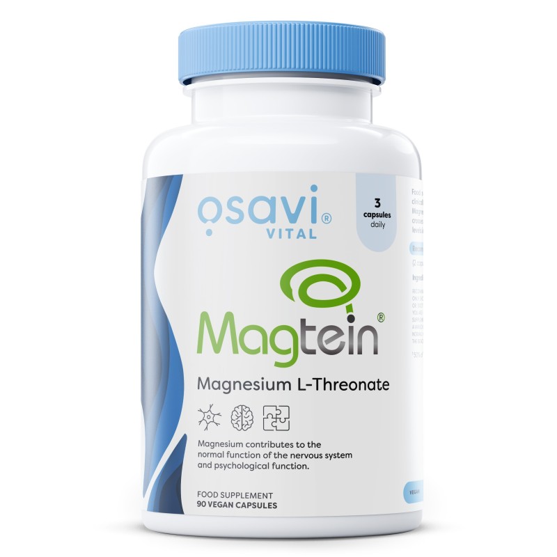 Magtein L-treonian Magnezu 90 kapsułek wegańskich Osavi