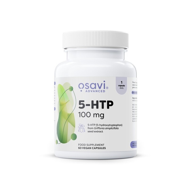 5-HTP 100mg 60 kapsułek wegańskich Osavi