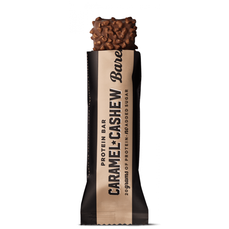 PROTEIN BAR CARAMEL & CASHEW 55G BAREBELLS