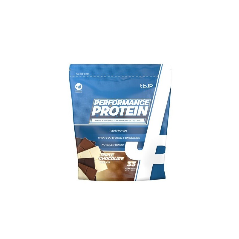 Performance Protein Triple Chocolate 1000g Trained by JP