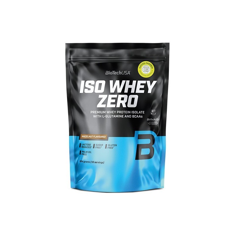Iso Whey Zero Smak Orzech Laskowy 454g BioTechUSA