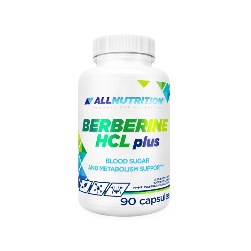 Berberyna HCl Plus 90 kapsułek Allnutrition