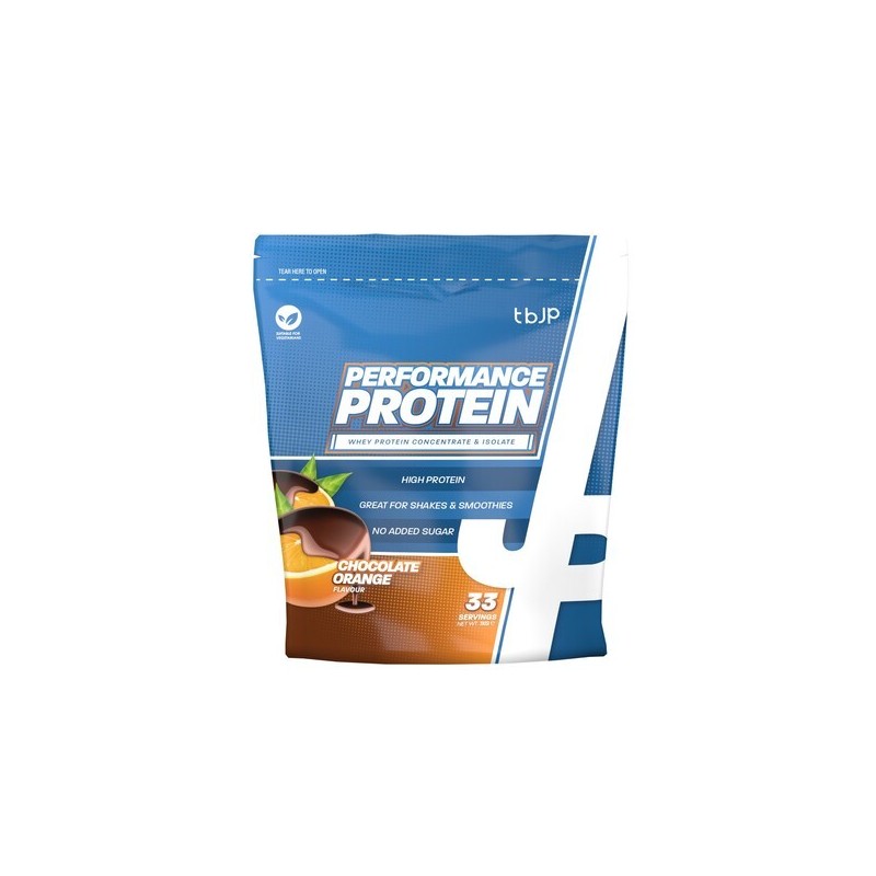 Performance Protein Smak Pomarańczowa Czekolada 1000g Trained by JP