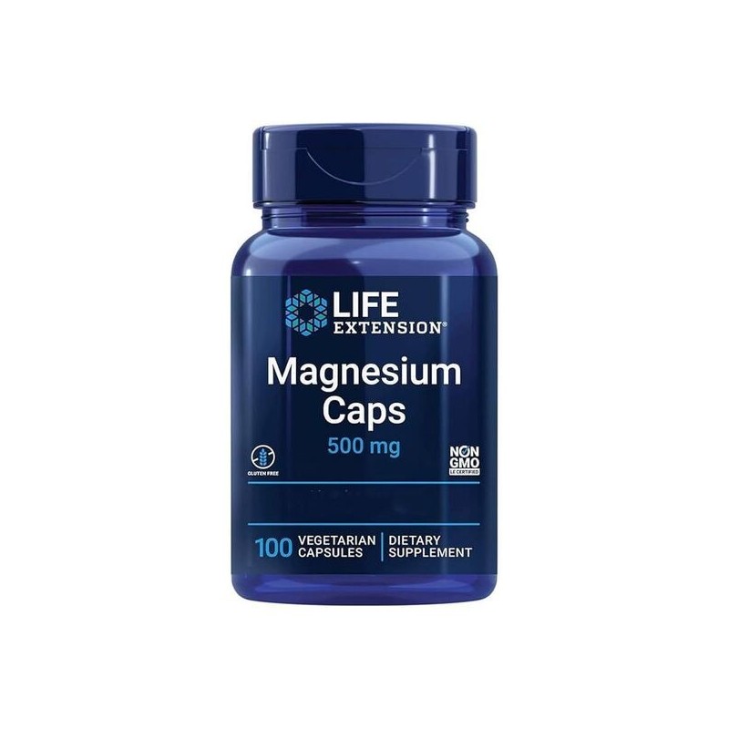 Magnesium 500mg 100 vcaps Life Extension