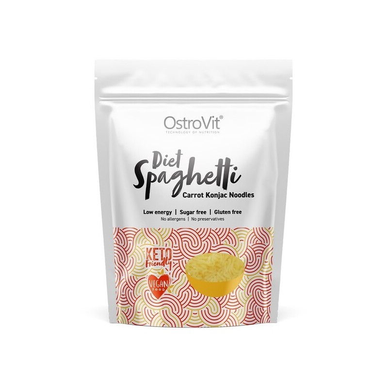 Diet Spaghetti Carrot Konjac Noodles 400g OstroVit