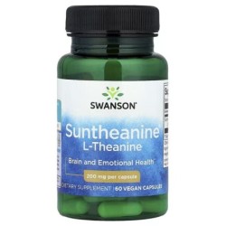 Suntheanine L-Theanine 200mg 60 vcaps Swanson