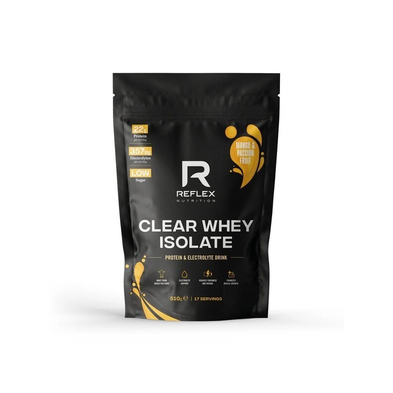 Clear Whey Isolate Mango & Passion Fruit 510g Reflex Nutrition