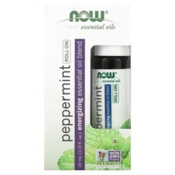 Essential Oil Roll-On Peppermint 10ml NOW Foods