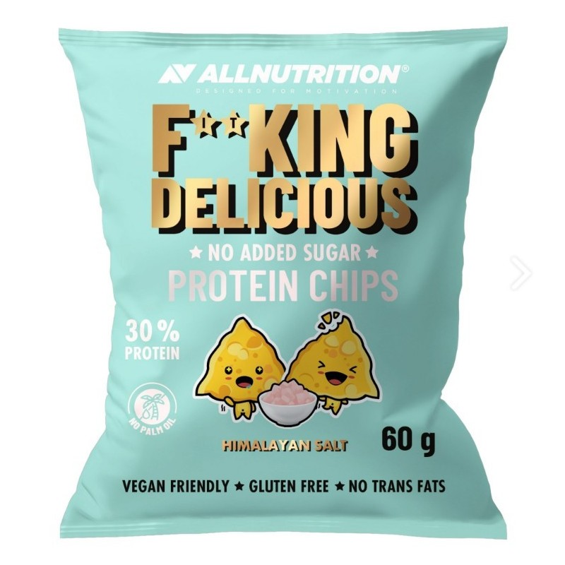 Fitking Delicious Protein Chips Himalayan Salt 60g Allnutrition
