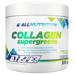 Collagen Supergreens Green Apple 300g Allnutrition