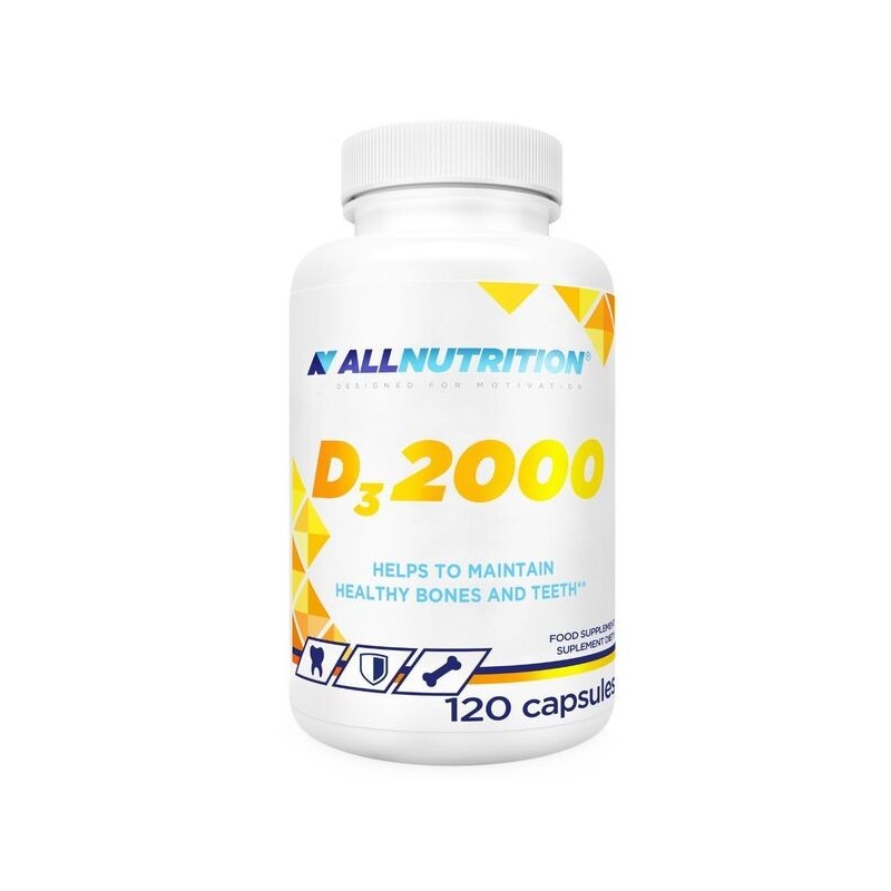 Witamina D3 2000IU 120 kapsułek Allnutrition