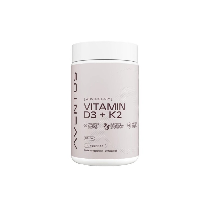 Vitamin D3 + K2 30 caps Aventus Supplements