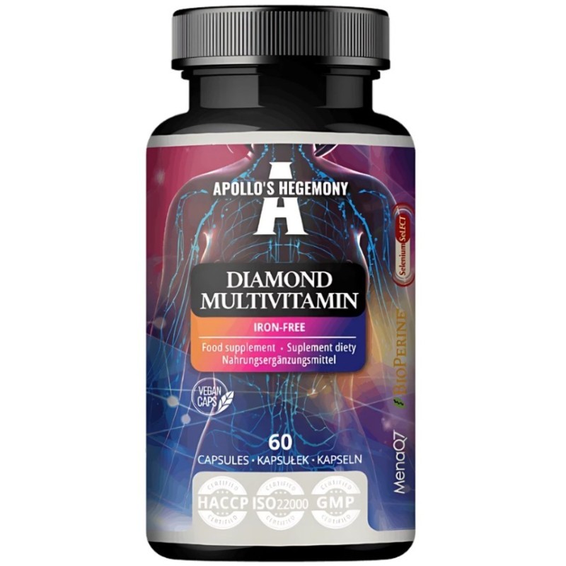 Diamond Multivitamin Iron-Free 60 vcaps Apollo's Hegemony