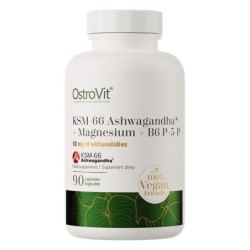 KSM-66 Ashwagandha + Magnesium + B6 P-5-P 90 caps OstroVit