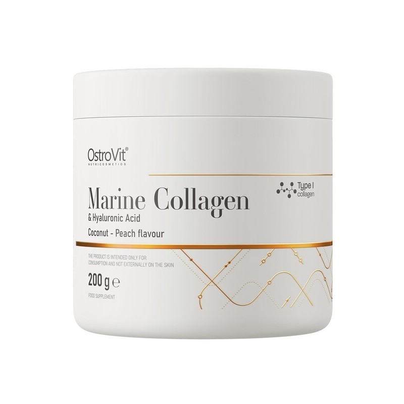 Marine Collagen & Hyaluronic Acid Coconut Peach 200g OstroVit