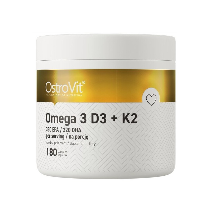 Omega 3 D3 + K2 180 caps OstroVit
