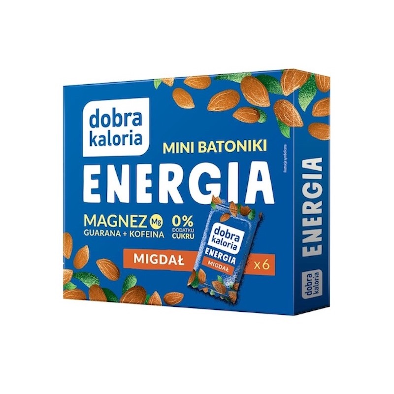 Mini Batoniki Energia, Bez Dodatku Cukru 102g Dobra Kaloria