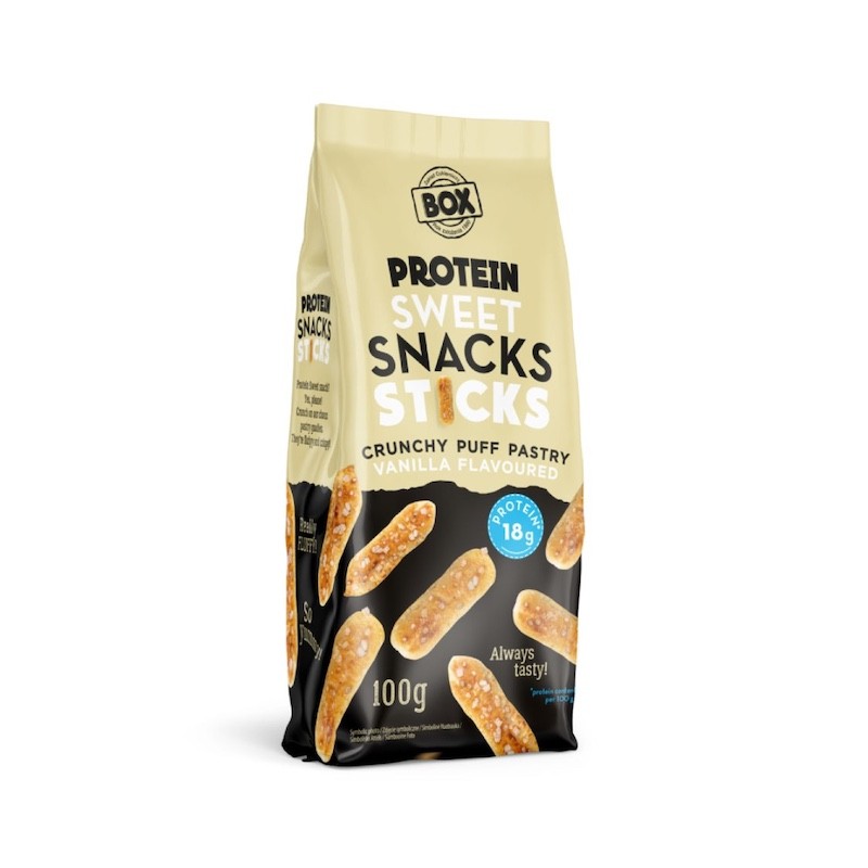 Słomka Ptysiowa Proteinowa o Smaku Waniliowym ZPC 100g BOX