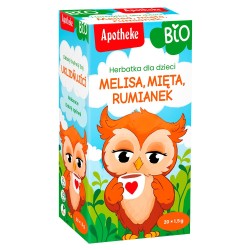 Herbatka dla dzieci - USPOKAJAJĄCA Bio (20x1,5g) 30g Apotheke