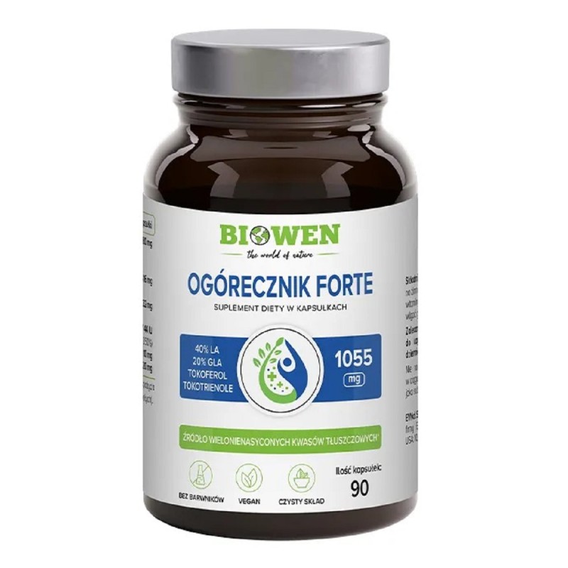 Borage Forte 1040mg 90 Capsules Biowen