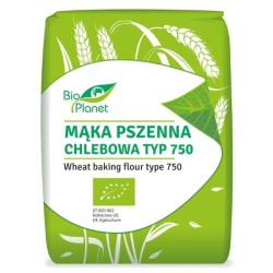 Mąka Pszenna Chlebowa Typ 750 BIO 1kg Bio Planet