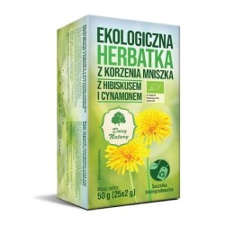 Organic Dandelion Root Tea with Hibiscus & Cinnamon 50g Dary Natury