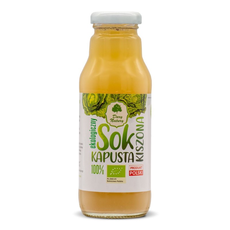 Sok z Kapusty Kiszonej BIO 270ml Dary Natury