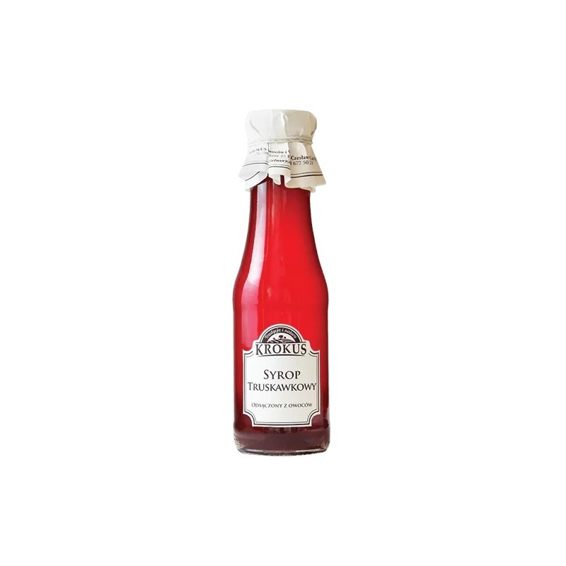Strawberry Syrup 355g (280ml) Krokus