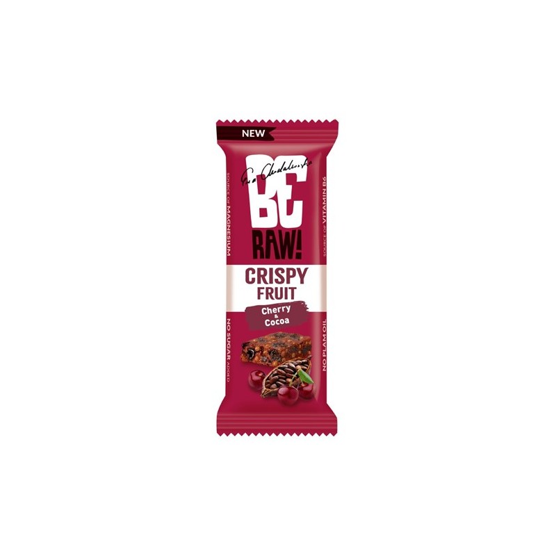 Bar Crispy Fruit - Strawberry & Brownie 40g Be Raw