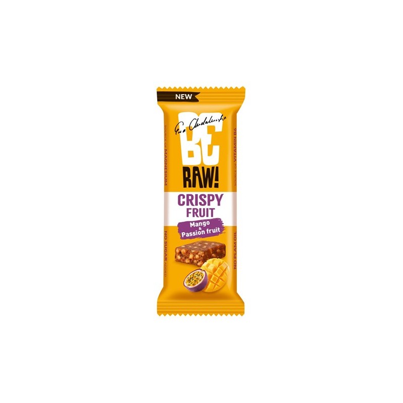 Bar Crispy Fruit - Mango & Passion Fruit 40g Be Raw
