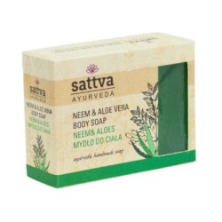 Neem & Aloe Vera Body Soap 125g Sattva (Ayurveda)