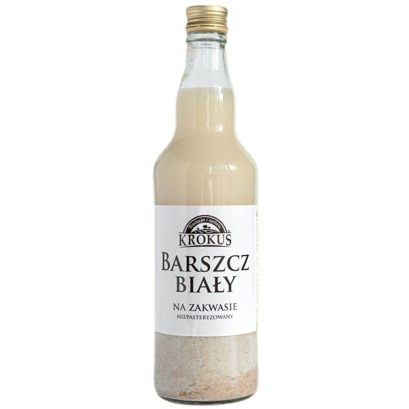 Barszcz Biały Na Zakwasie Niepasteryzowany 480ml Krokus