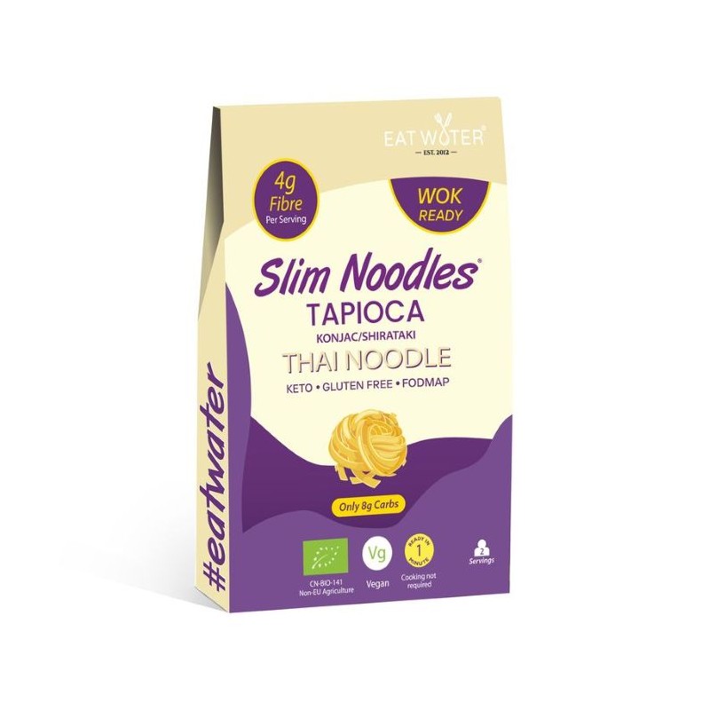 Makaron z Tapioki i Konjac Bezglutenowy BIO 200g Slim Eat Water