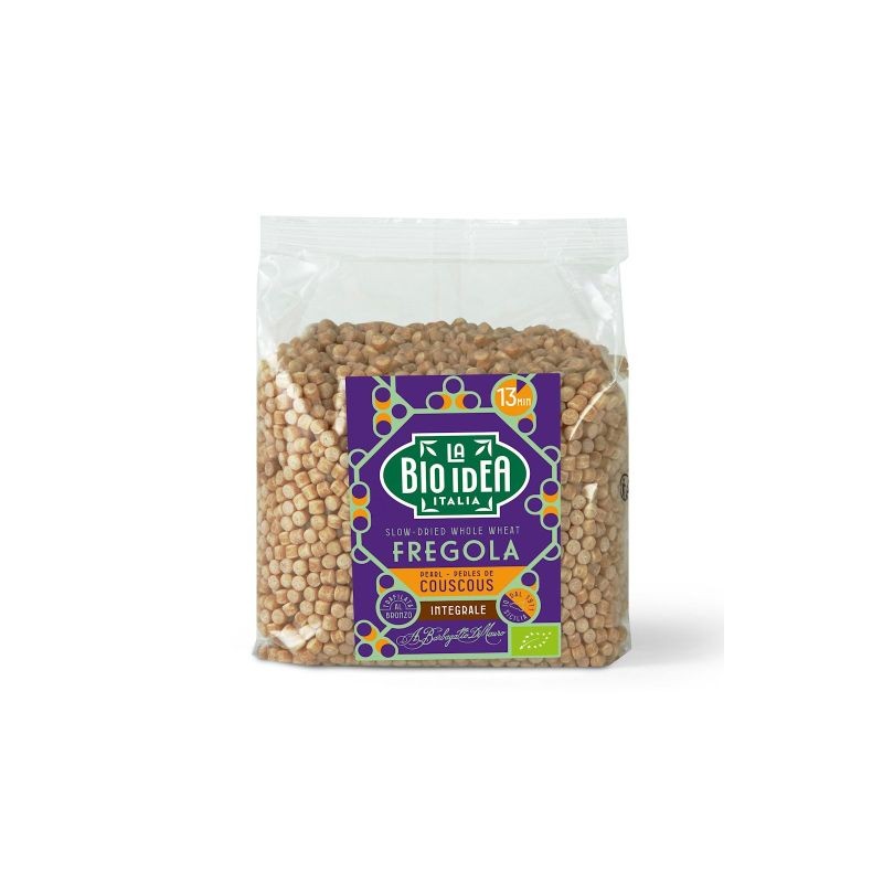 Slow Dried Whole Wheat Fregola Pearl Couscous 400g La Bio Idea