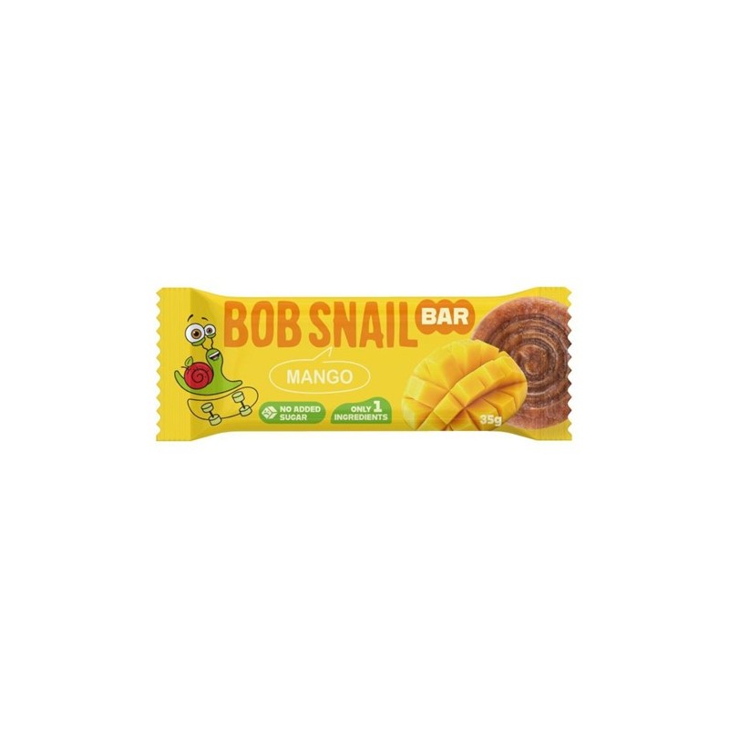 Baton owocowy Bob Snail mango 100% 35g naturalna przekąska