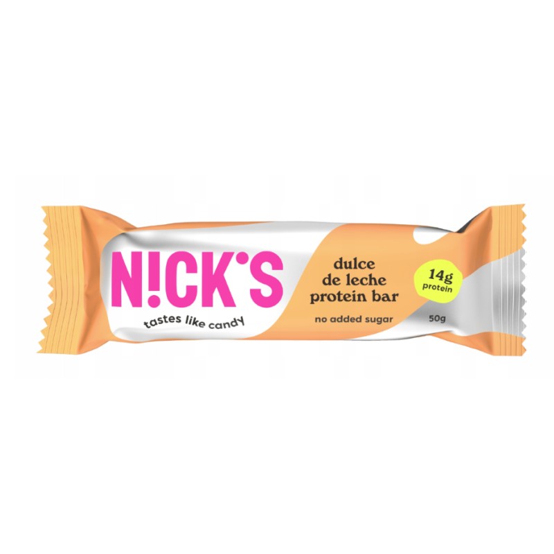 Protein Bar Dulce de leche No Sugar 50g NICK’S|4ecoshop