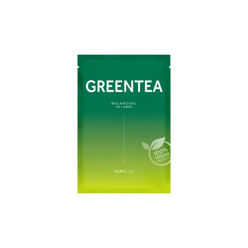 Face Sheet Mask GREENTEA 23g Barulab