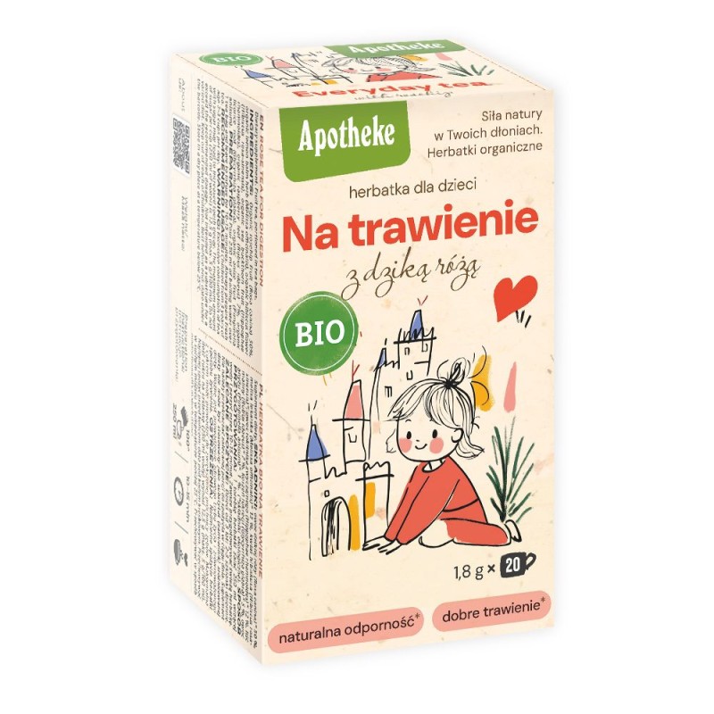 Herbatka Dla Dzieci Na Trawienie z Dziką Róża BIO (20 x 1,8g) 36g Apotheke