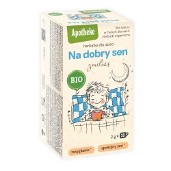 Herbatka Dla Dzieci Na Sen z Melisą BIO (20 x 2g) 40g Apotheke
