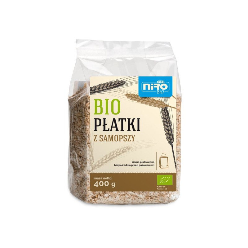 Płatki z Samopszy BIO 400g Niro